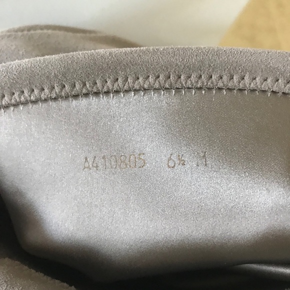 Stuart Weitzman Highland suede over the knee boots Topo gray 6.5 - Picture 7 of 11